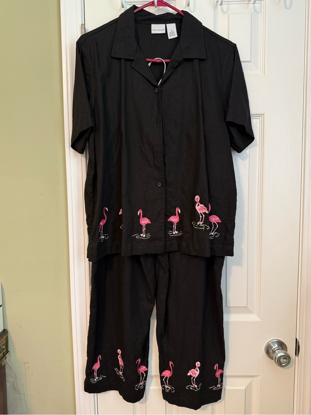 Kim Rogers Pink Flamingo Set